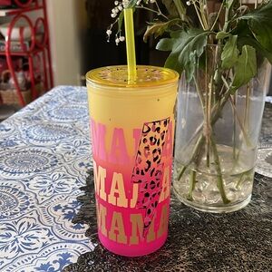 MAMA Tumbler 21 oz Vinyl decor Cup Handcrafted New